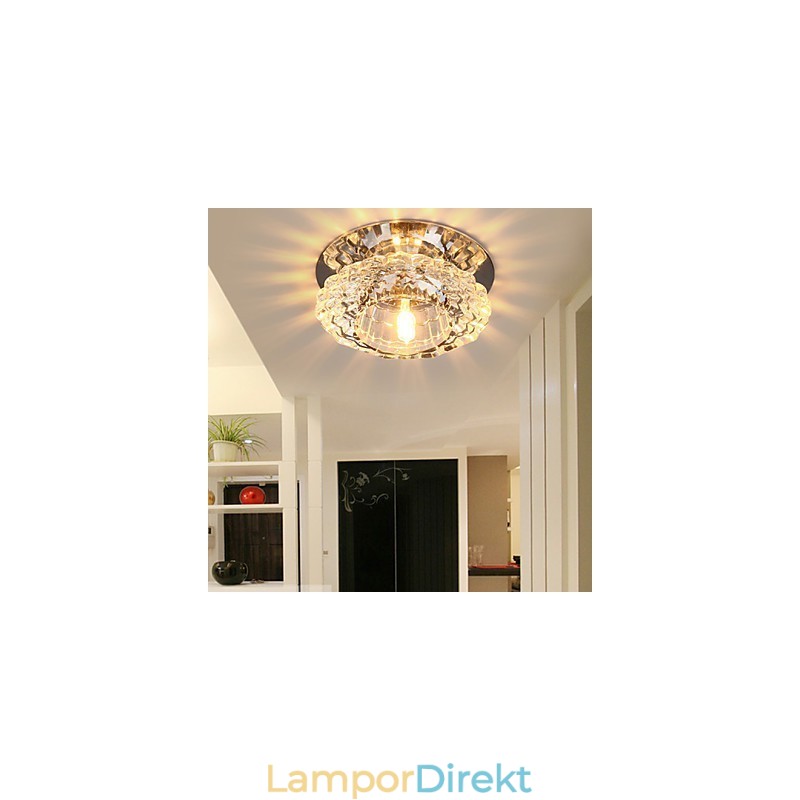 Kristalllampa Smd Creativetube Spotlight Absorbera Kupolljus