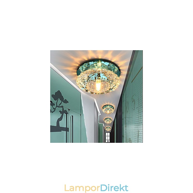 Kristalllampa Smd Creativetube Spotlight Absorbera Kupolljus