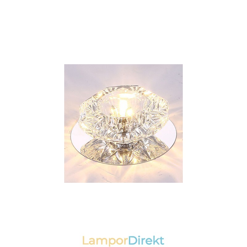 Energisparande Modern Taklampa Crystal Taklampa Down Glödlampa Lampa