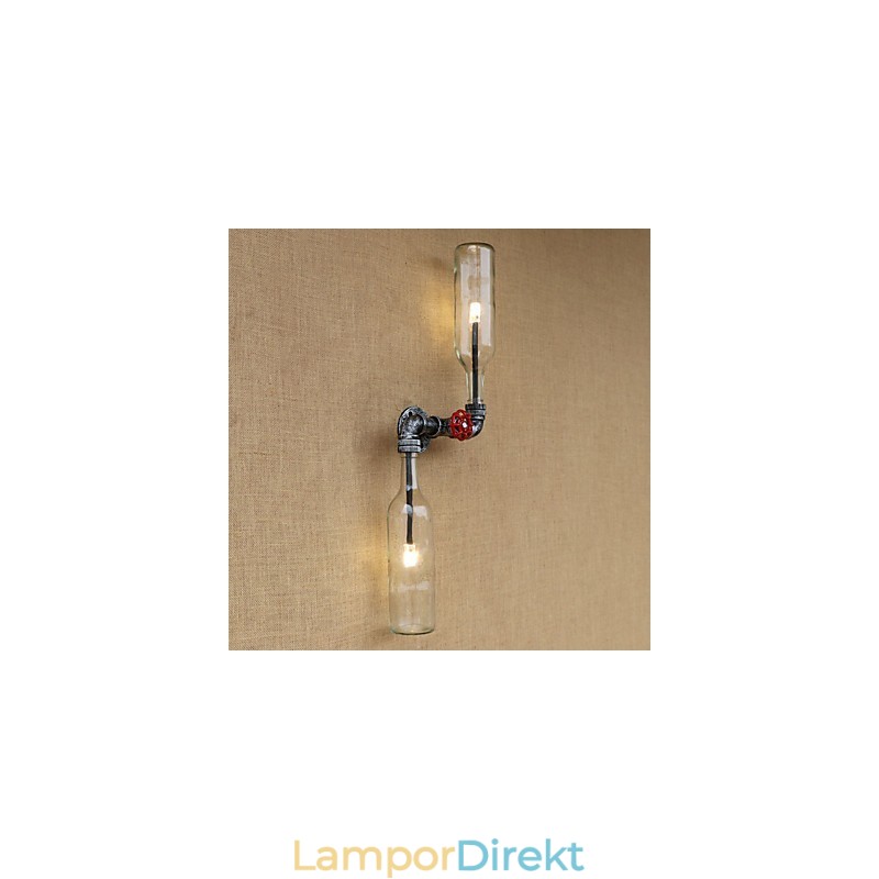 Rustik Lodge Mässing Funktion För Ambient Light Wall Sconces Vägglampa