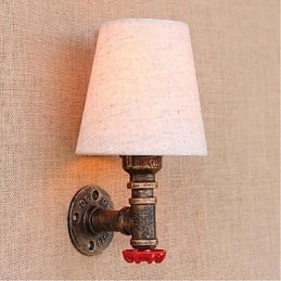 Rustik Lodge Mässing Funktion För Ambient Light Wall Sconces Vägglampa