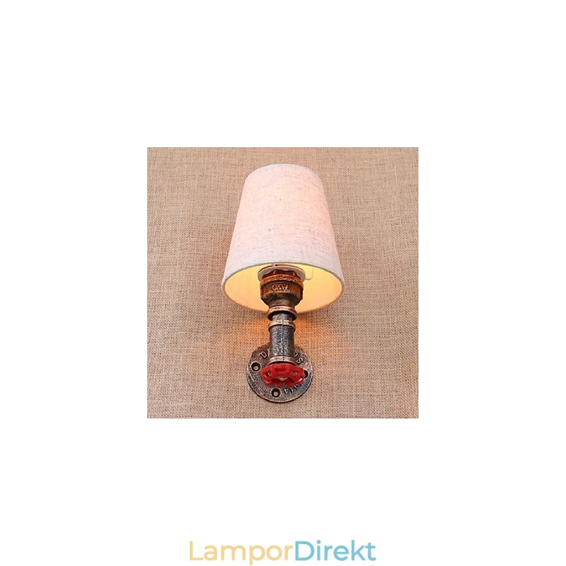 Rustik Lodge Mässing Funktion För Ambient Light Wall Sconces Vägglampa
