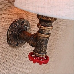 Rustik Lodge Mässing Funktion För Ambient Light Wall Sconces Vägglampa