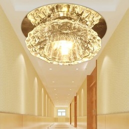 Energisparande Modern Taklampa Crystal Taklampa Down Glödlampa Lampa