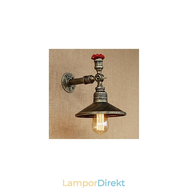 Rustik Lodge Målningsfunktion För Omgivande Ljus Vägglampor Vägglampa