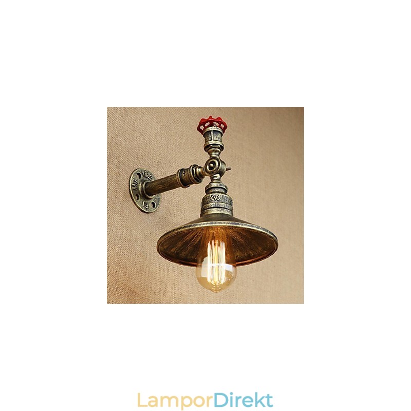 Rustik Lodge Målningsfunktion För Omgivande Ljus Vägglampor Vägglampa