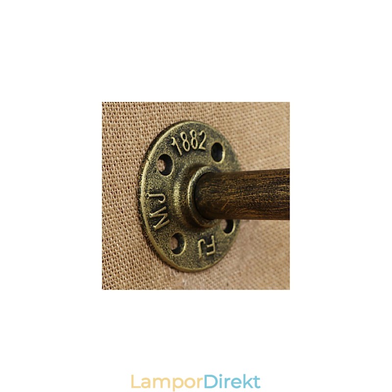 Rustik Lodge Målningsfunktion För Omgivande Ljus Vägglampor Vägglampa