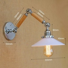 Modern Modern Kromfunktion För Svängarmsljus Omgivningsljus Svängarmsbelysning Vägglampa