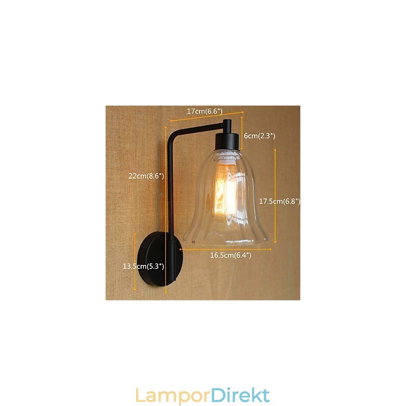 Rustik Lodge Country Black Oxide Finish Funktion För Svängarmsljus