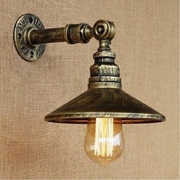 Industrial Style Nordic Water Pipe Vägglampa Vägglampa