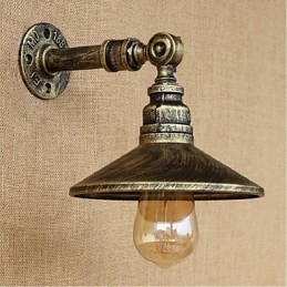 Industrial Style Nordic Water Pipe Vägglampa Vägglampa