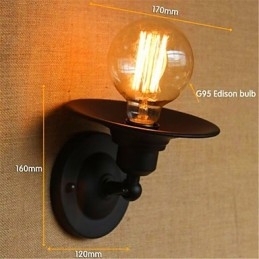Rustik Lodge Country Målningsfunktion För Swing Arm Ambient Light Wall Sconces