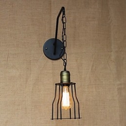 Restaurang Café Kedjekorridorer Järnvägglampa