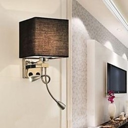 Det Moderna Hotellrummet Läsning Kreativt Tyg Korridor Balkong Sänglampa