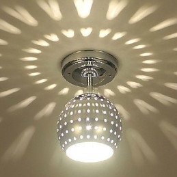 Modernt Och Modernt, Elektropläterat, Infällt Metallfäste I Ministil
