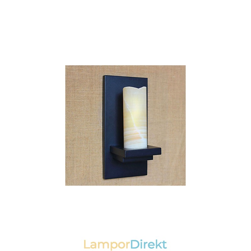 Country Retro Målningsfunktion För Ögonskydd Ambient Light Wall Sconces Wall Light