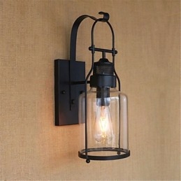 Rustik Lodge Country Retro Black Oxide Finish Funktion För Ögonskydd Ambient Light