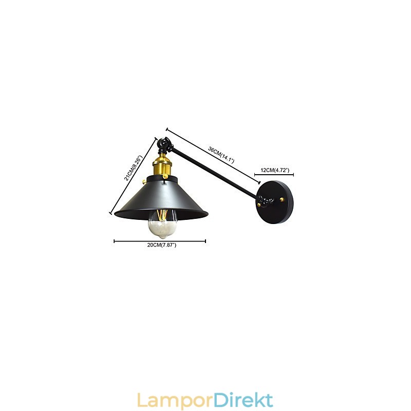 Buzz Wall Järn Vägglampa Dumb Black Lightsaber Lamp On Wall
