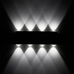 Modern Lätt Aluminium Infälld Vägglampa Integrerad