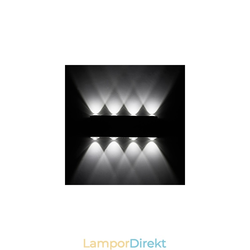 Modern Lätt Aluminium Infälld Vägglampa Integrerad