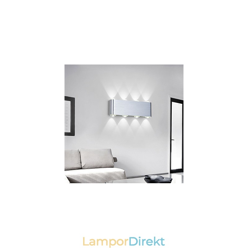 Modern Lätt Aluminium Infälld Vägglampa Integrerad
