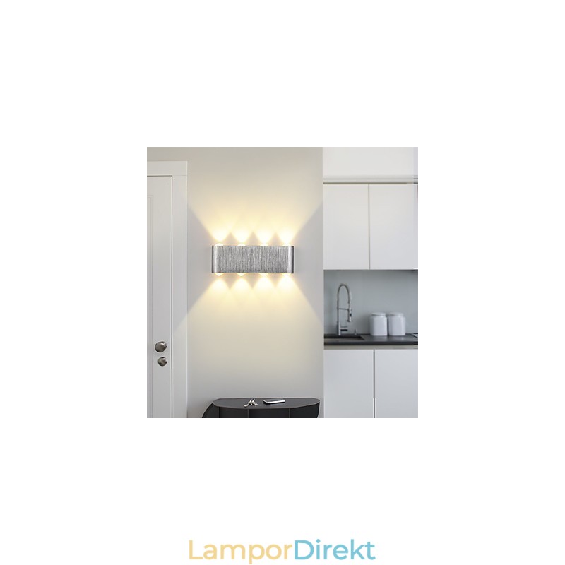 Modern Lätt Aluminium Infälld Vägglampa Integrerad