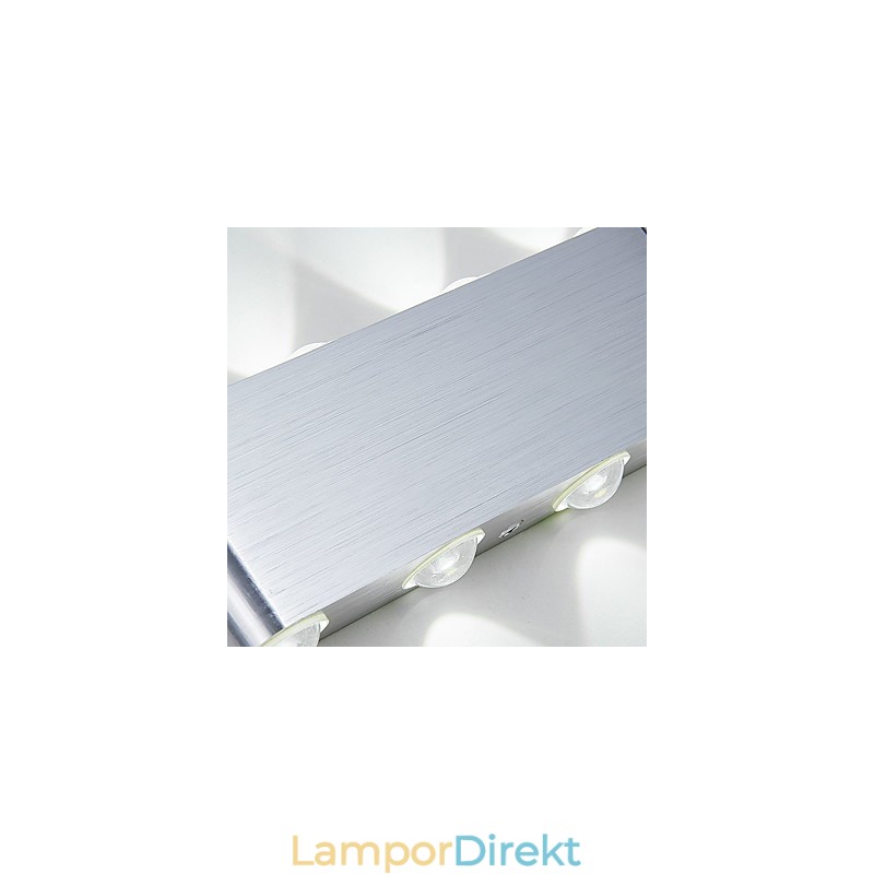 Modern Lätt Aluminium Infälld Vägglampa Integrerad