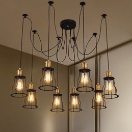 Country Designers Målning Metall Ljuskrona