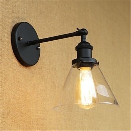 Country Retro Galvaniserad Funktion För Mini Style Eye Protection Ambient Light Wall Sconces