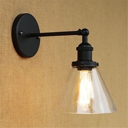 Country Retro Galvaniserad Funktion För Mini Style Eye Protection Ambient Light Wall Sconces
