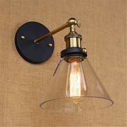 Country Retro Galvaniserad Funktion För Mini Style Eye Protection Ambient Light Wall Sconces