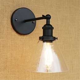 Country Retro Galvaniserad Funktion För Mini Style Eye Protection Ambient Light Wall Sconces