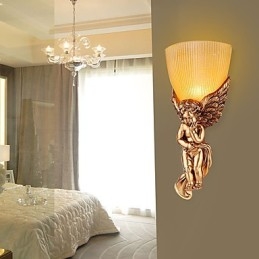 Modern Och Modern Traditionell Klassisk Rustik Lodge-Målningsfunktion För Mini Style Ambient Light