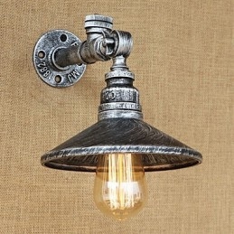 Rustik Lodge Country Retro Målning Funktion För Mini Style Ambient Light Wall Sconces Wall