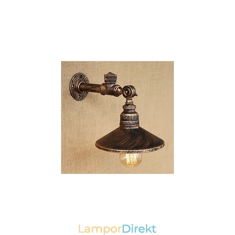 Rustik Lodge Country Retro Målning Funktion För Mini Style Ambient Light Wall Sconces Wall