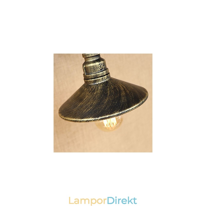 Rustik Lodge Country Retro Målning Funktion För Mini Style Ambient Light Wall Sconces Wall