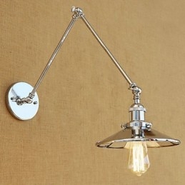 Rustik Lodge Country Retro Elektropläterad Funktion För Mini Style Swing Arm Ambient Light