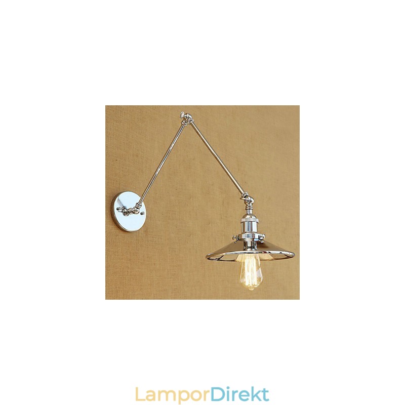 Rustik Lodge Country Retro Elektropläterad Funktion För Mini Style Swing Arm Ambient Light