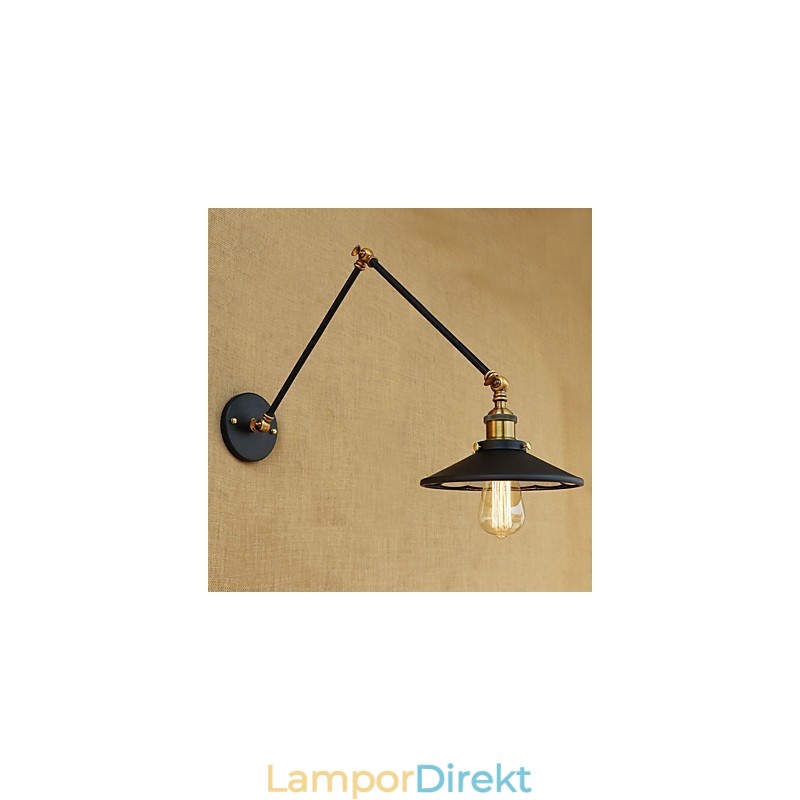 Rustik Lodge Country Retro Elektropläterad Funktion För Mini Style Swing Arm Ambient Light
