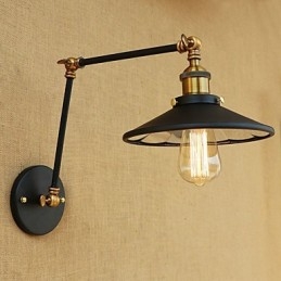 Rustik Lodge Country Retro Elektropläterad Funktion För Mini Style Swing Arm Ambient Light