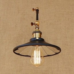 Rustik Lodge Country Retro Elektropläterad Funktion För Mini Style Swing Arm Ambient Light