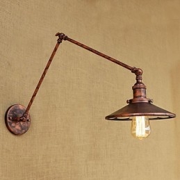Rustik Lodge Country Retro Elektropläterad Funktion För Mini Style Swing Arm Ambient Light
