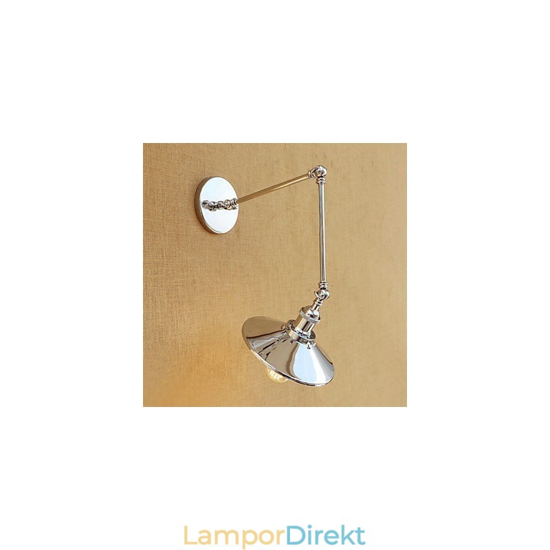 Rustik Lodge Country Retro Elektropläterad Funktion För Mini Style Swing Arm Ambient Light