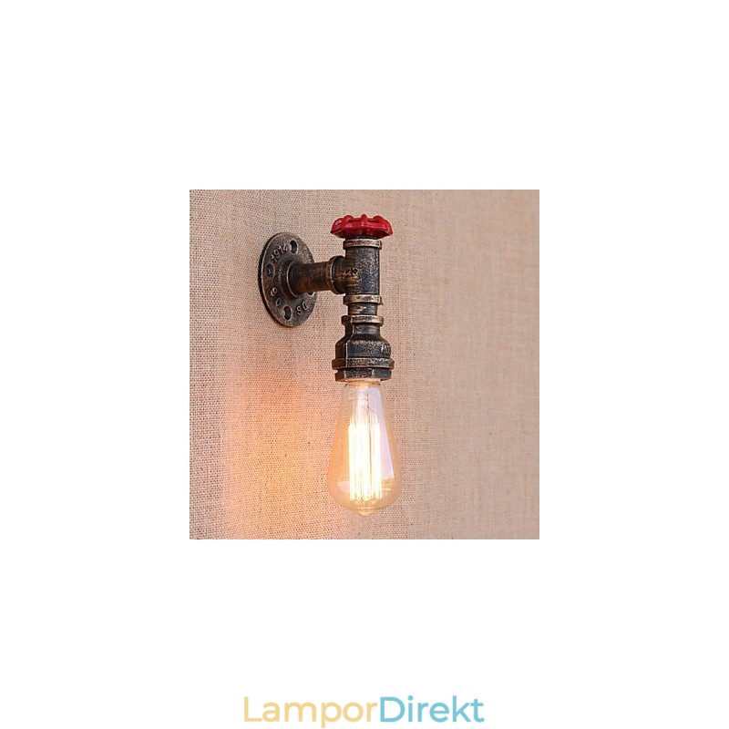 Country Retro Painting Feature För Mini Style Ambient Light Wall Sconces Wall Light