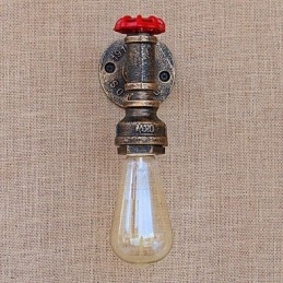 Country Retro Painting Feature För Mini Style Ambient Light Wall Sconces Wall Light