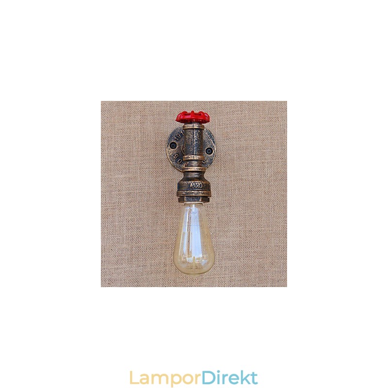 Country Retro Painting Feature För Mini Style Ambient Light Wall Sconces Wall Light