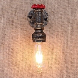 Country Retro Painting Feature För Mini Style Ambient Light Wall Sconces Wall Light