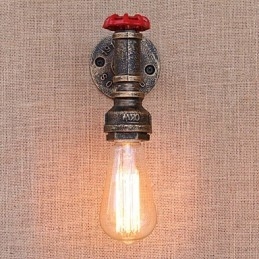 Country Retro Painting Feature För Mini Style Ambient Light Wall Sconces Wall Light