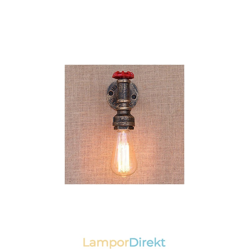 Country Retro Painting Feature För Mini Style Ambient Light Wall Sconces Wall Light