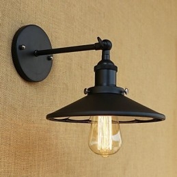 Country Retro Painting Feature För Mini Style Ambient Light Wall Sconces Wall Light